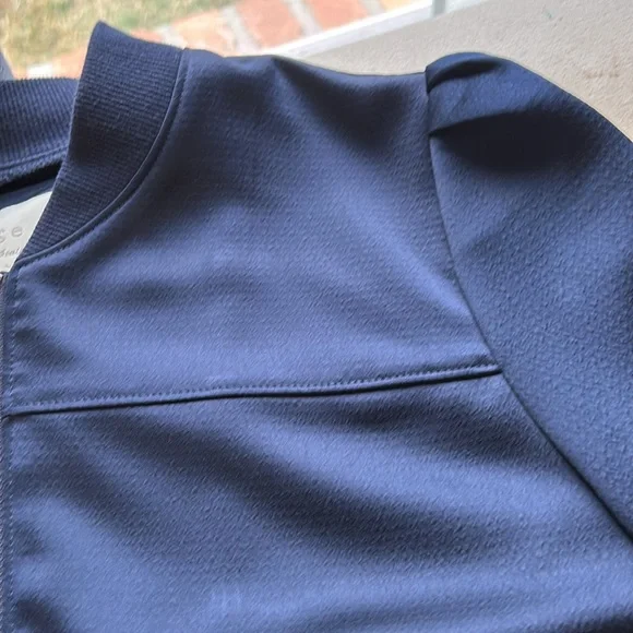 hinge Satin Bomber Jacket - Picture 7 of 10